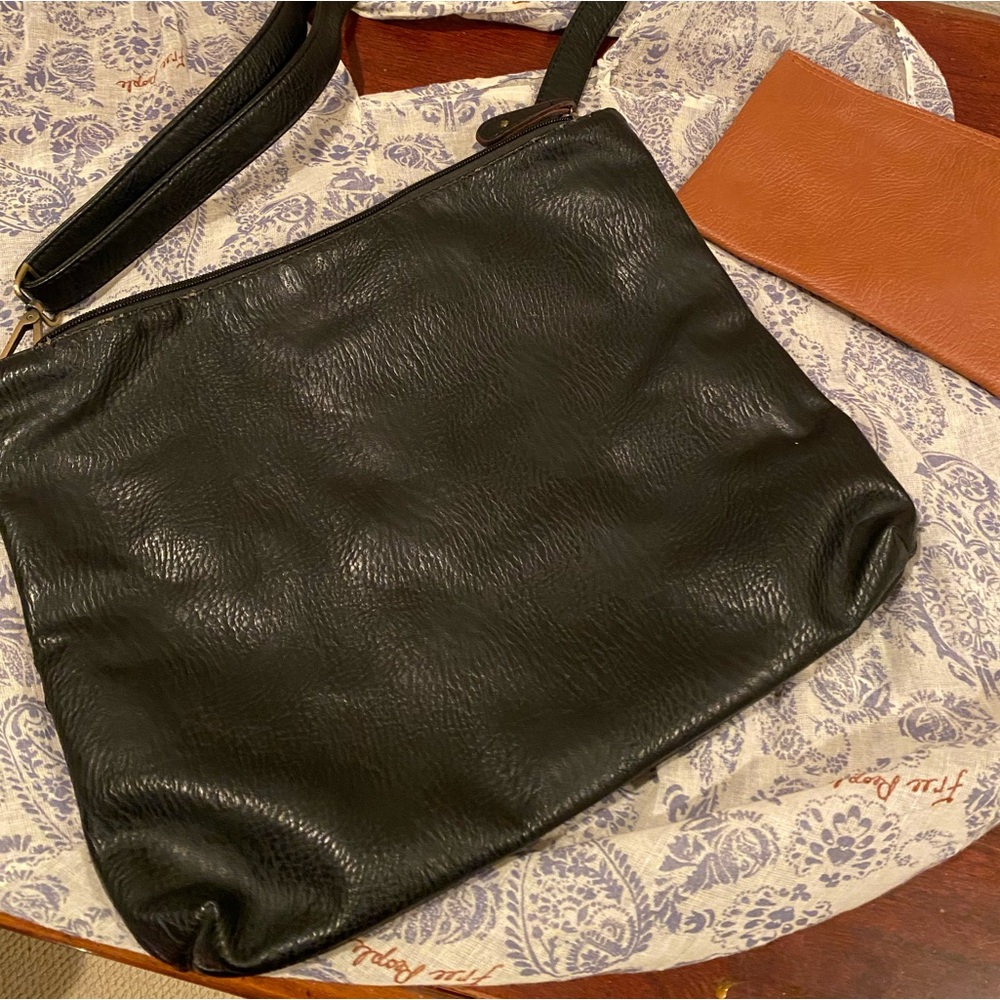 Free People Flat Rectangular Adjustable Purse, Mi… - image 1